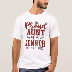 Aunt Senior 2021 Gifts Proud Aunt Of A Class 2021 T-Shirt