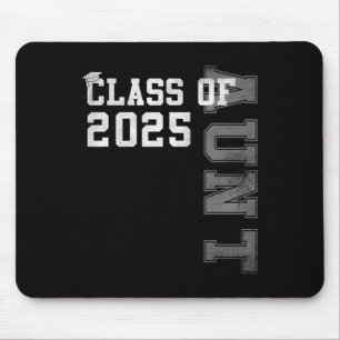 Aunt Senior 2025 Proud Auntie Of A Cl Of 2025 Grad Mouse Pad