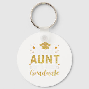 Aunt Senior 2026 Proud Aunt Of A Cl Of 2026 Gradua Keychain