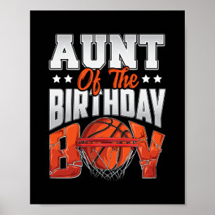 Aunt Sketll Birthday Boy Family Ller B-day Party Poster