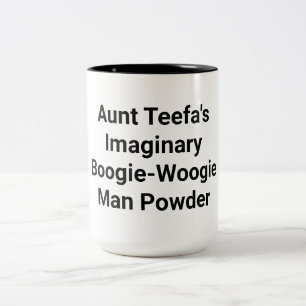 Aunt Teefa Boogie-Woogie Man Hankamer Artjunkhaus Two-Tone Coffee Mug