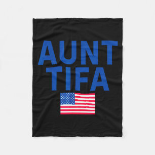 Aunt Tifa  Fleece Blanket