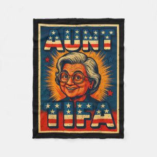 Aunt Tifa Shirt Aunt Tifa Funny Style Ster  Fleece Blanket