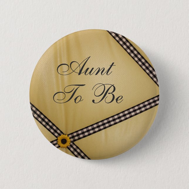 Aunt To Be Bumble Bee Pin (Front)