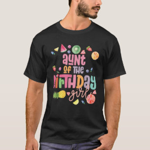 Aunt Twotii Frutti 2 Year Old Fruit Tropical Birth T-Shirt
