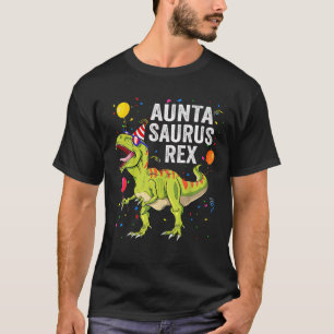 Auntasaurus T Rex Dinosaur Aunta Family Matching B T-Shirt