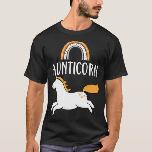 Aunticorn Aunt Cute Unicorn Family Women  T-Shirt