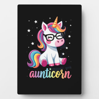 Aunticorn Aunty Dabbing Unicorn Auntie Aunt Christ Plaque