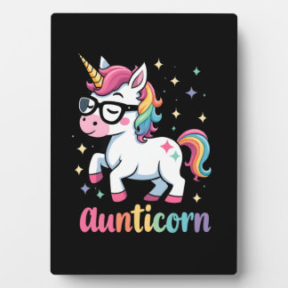 Aunticorn Aunty Dabbing Unicorn Auntie Aunt Christ Plaque