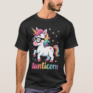 Aunticorn Aunty Dabbing Unicorn Auntie Aunt Christ T-Shirt