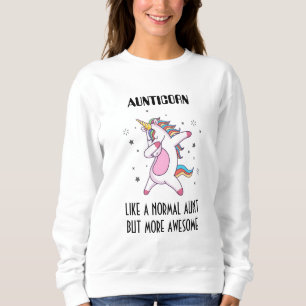 Aunticorn Gift For Aunt Sweatshirt