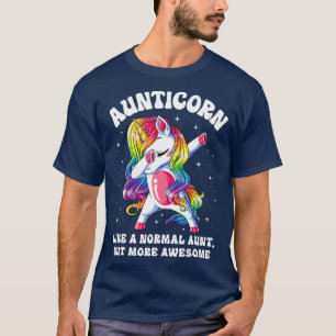 Aunticorn Like Normal Aunt But More Awesome T-Shirt