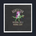 Aunticorn Nothing Normal T-Shirt Napkin<br><div class="desc">Aunticorn Nothing Normal T-Shirt</div>