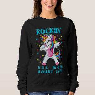 Aunticorn The Dog Mom Aunt Tee Womens Dog