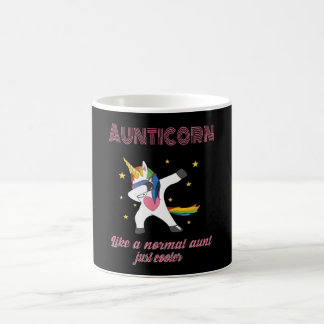 Aunticorn Unicorn Girl Unicorn Coffee Mug
