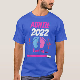 Auntie 2022 Pregnancy Announcement First Time Aunt T-Shirt