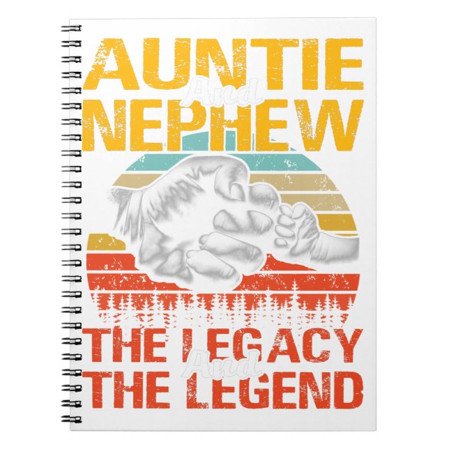 Auntie And Nephew The Legend And The Legacy Notebook (Front)