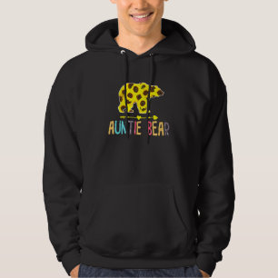 Auntie Bear Sunflower Hoodie