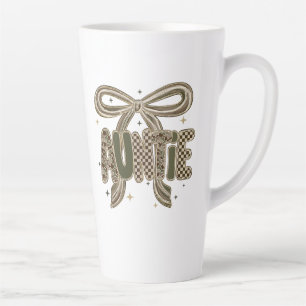 Auntie Camo Gift from Sister New Baby Announcement Latte Mug