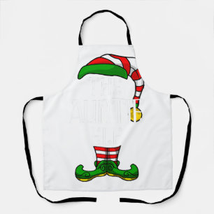 Auntie Elf Family Matching Christmas Group Apron