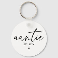 Auntie Established Elegant Typography New Aunt