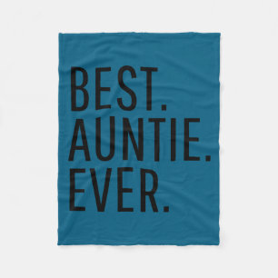 Auntie Ever Funny Auntie  Fleece Blanket
