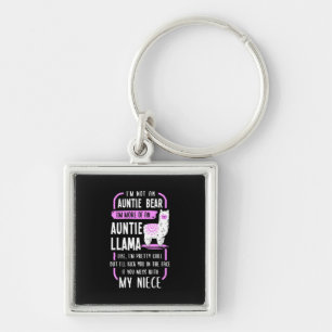 Auntie Llama Keychain