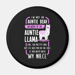 Auntie Llama Magnet