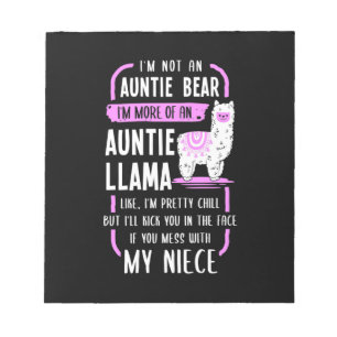 Auntie Llama Notepad