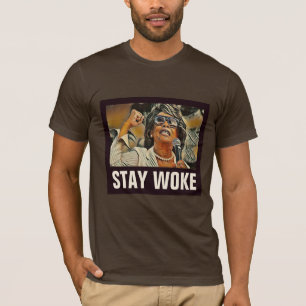 Auntie Maxine "Stay Woke" #2 Anti-Trump Political T-Shirt