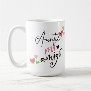 Auntie mi amigo baby clothes gift  coffee mug
