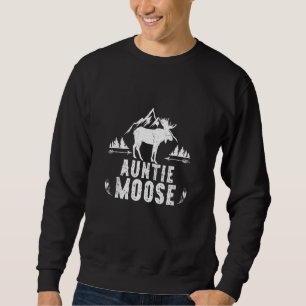 Auntie Moose Matching Family Camping Hiking T Shir Sweatshirt