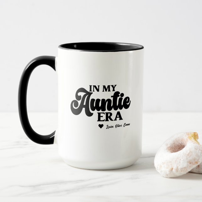 Auntie Mug Gift In My Auntie Era Best Aunt Gift (With Donut)