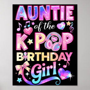 Auntie of The K-Pop Birthday Girls Korean Music Poster