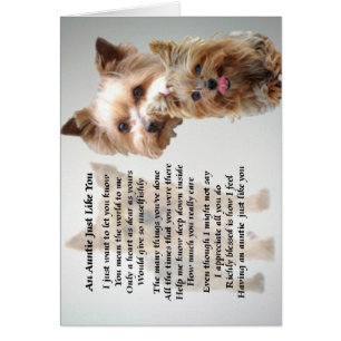 Auntie Poem - Yorkshire terrier