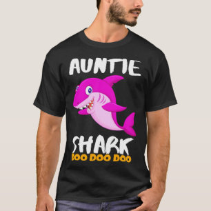 Auntie Shark  Last Minute T-Shirt
