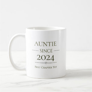 Auntie Since Personalized Year Best Chapter Yet  Coffee Mug