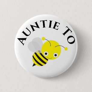 Auntie To Be 2 Inch Round Button