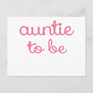 AUNTIE TO BE.png Postcard