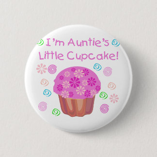 Auntie's Cupcake 2 Inch Round Button