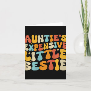 Auntie's Expensive Little Ie, Funny New Aunt Nephe Card
