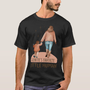 Auntie's Favorite Little Human Family Best Auntie T-Shirt