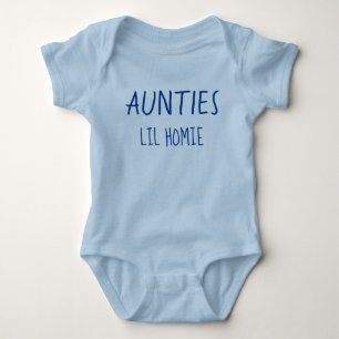 Aunties Lil Homie Baby Bodysuit