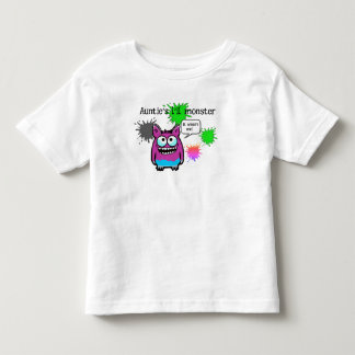Auntie's l'il monster toddler t-shirt