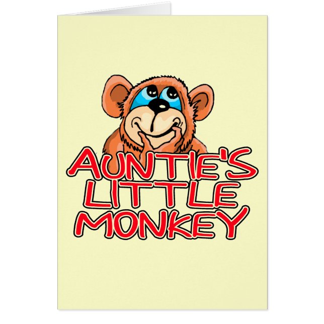 Auntie's Little Monkey Tshirts and Gifts (Front)