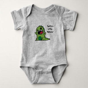 Auntie's Little Monster Baby Vest Bodysuit