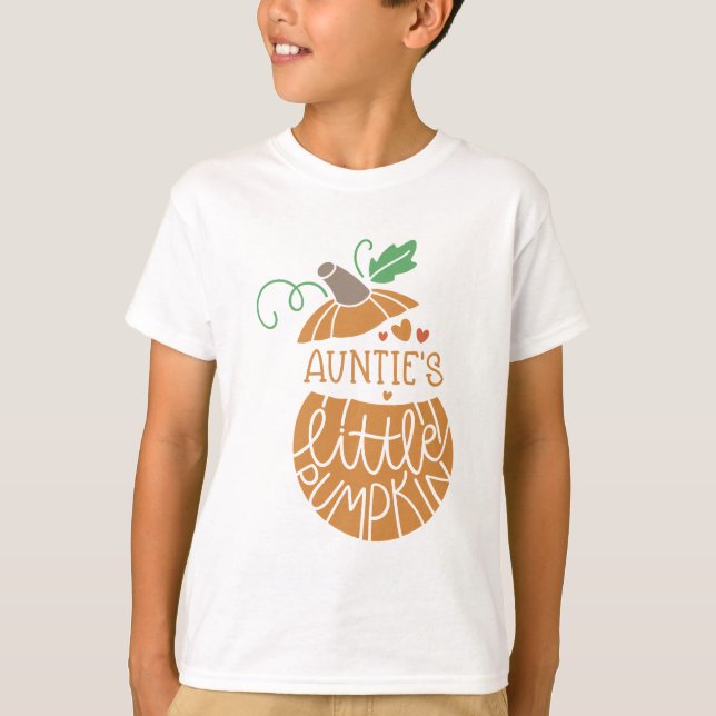 Auntie's Little Pumpkin T-Shirt (Front)