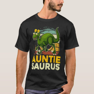 Auntiesaurus Dinosaur Auntie Saurus Family Matchi T-Shirt