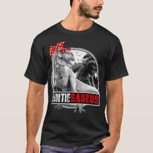 Auntiesaurus Shirt T-Rex Auntie Dinosaur