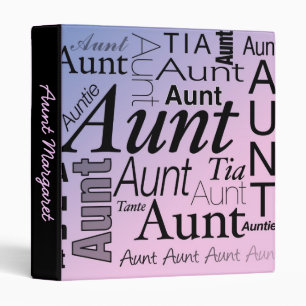 Aunts Aunts Aunts! 1" Binder